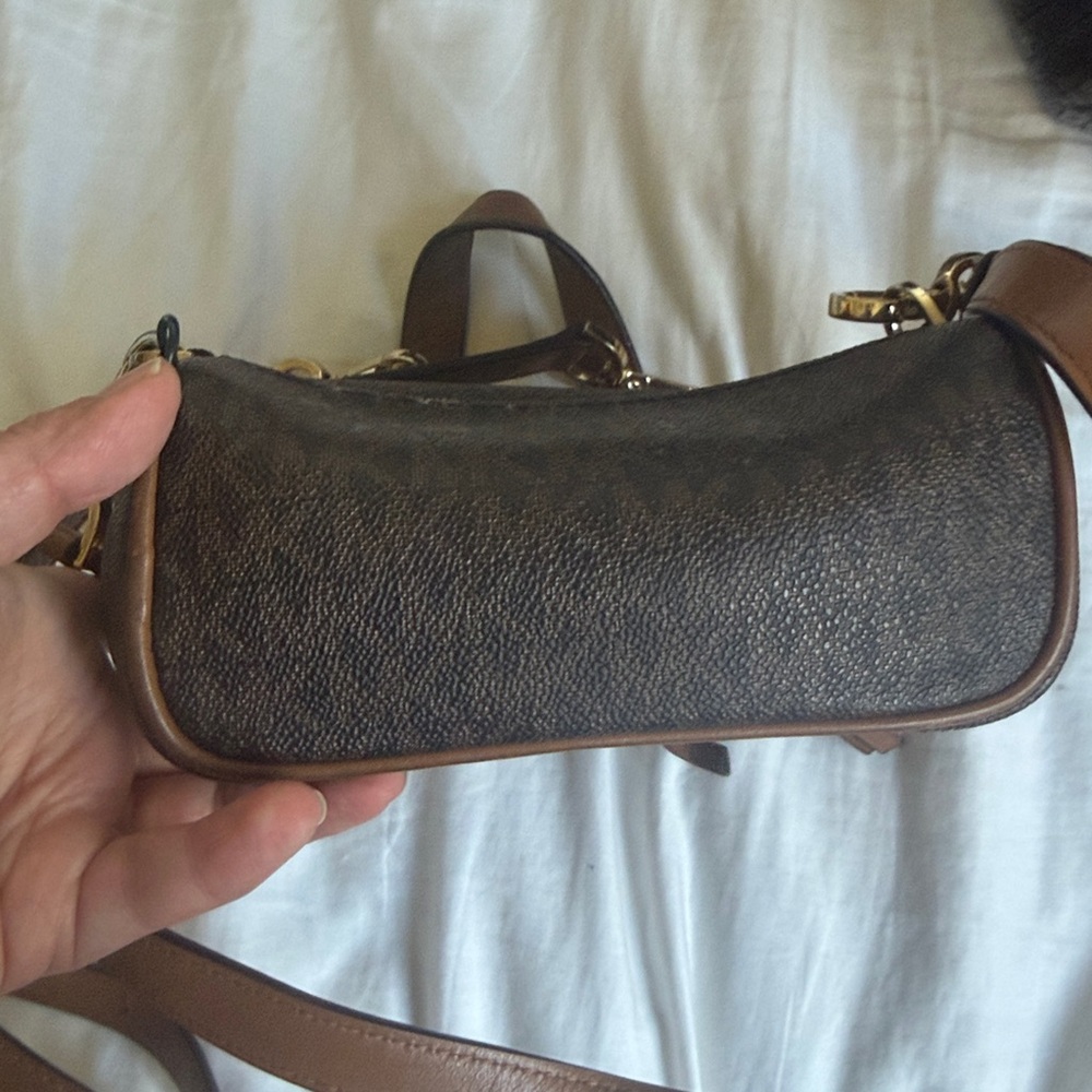 New Mk Brown Patterned Mini Backpack - image 7